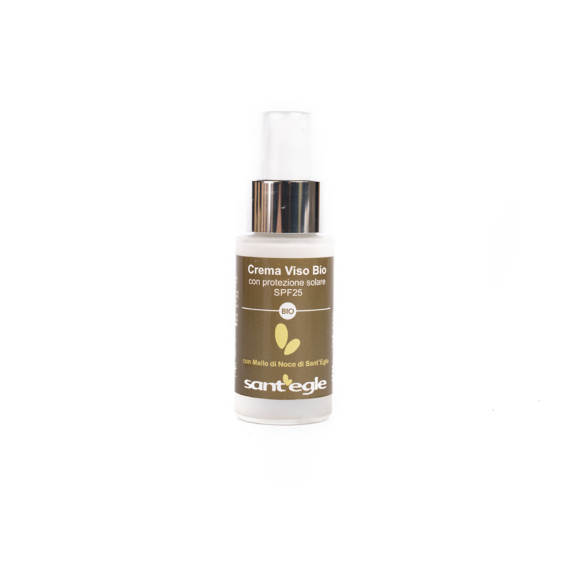 Organic Sun Protection Face Cream SPF25 Walnut Hull, 30 ml