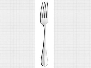 DESSERTGABEL 18-10 BAGUETTE 185 MM