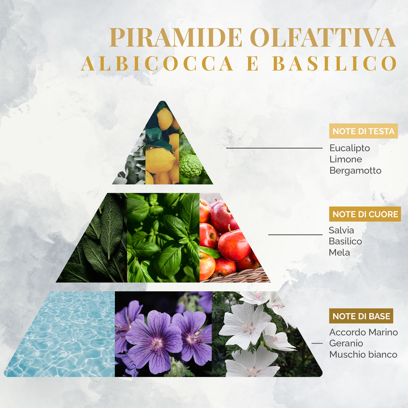 Fragranza per Ambiente Albicocca e Basilico Spray 75ml