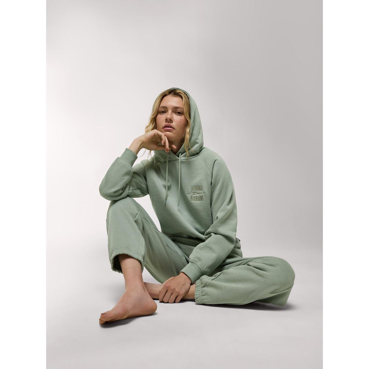 bruno banani Damen Hoodie mit Raglanärmel