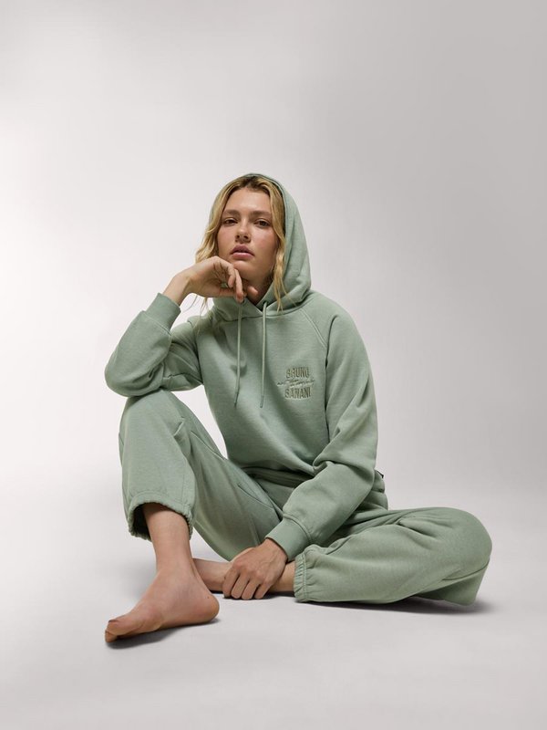 bruno banani Damen Hoodie mit Raglanärmel