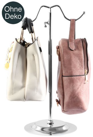Bag stand made of stainless steel, height adjustable 40-67 cm