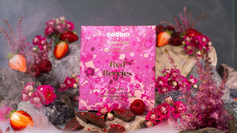 Schokolade mit roten Beeren 49 %