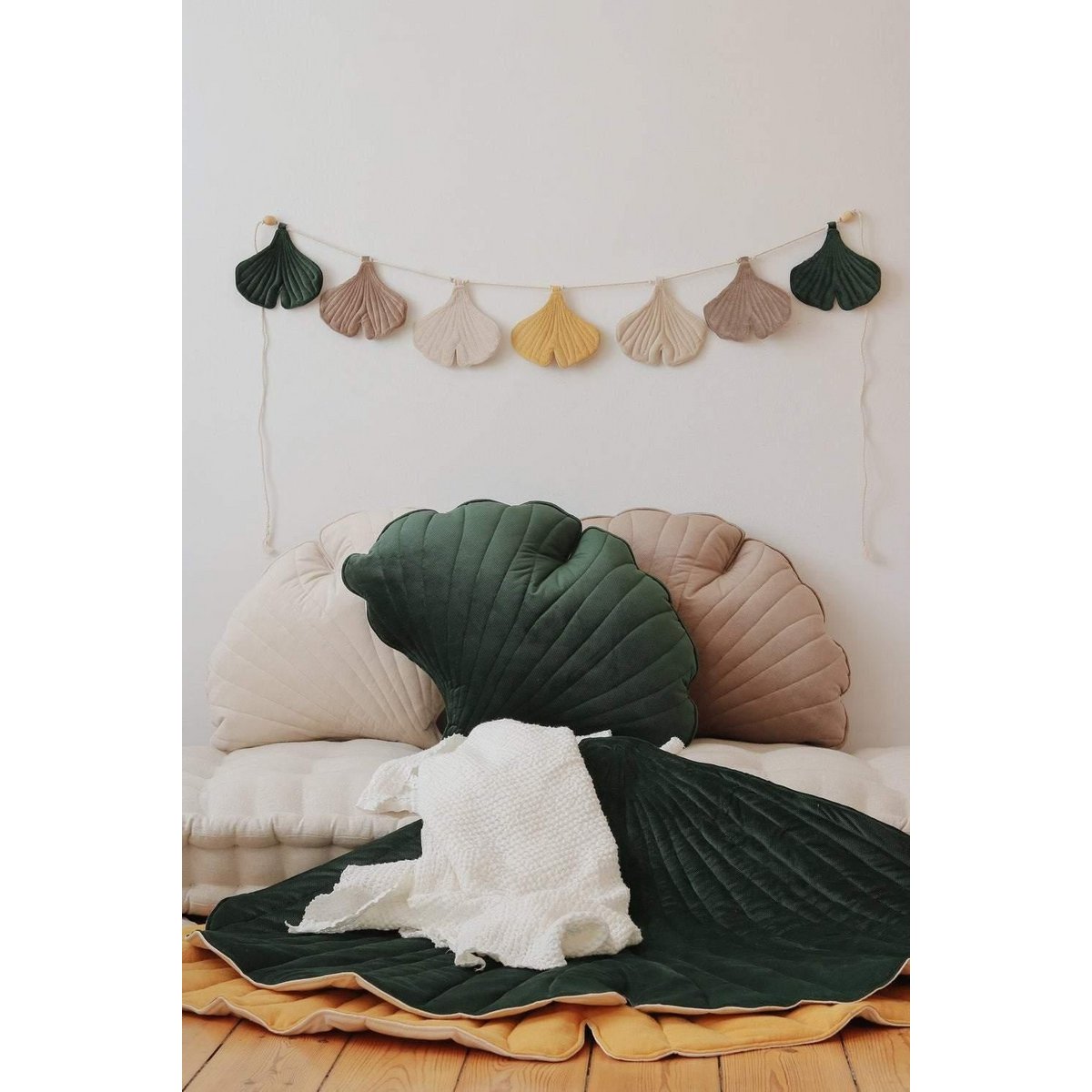 Guirlande "Autumn Vibes" aux feuilles de Ginkgo