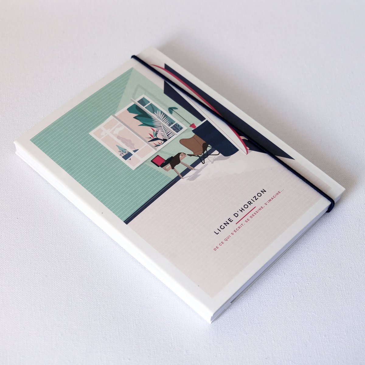 Cuaderno de Viaje Recargable "Le Voyageur" - Punto + Hojas en Blanco