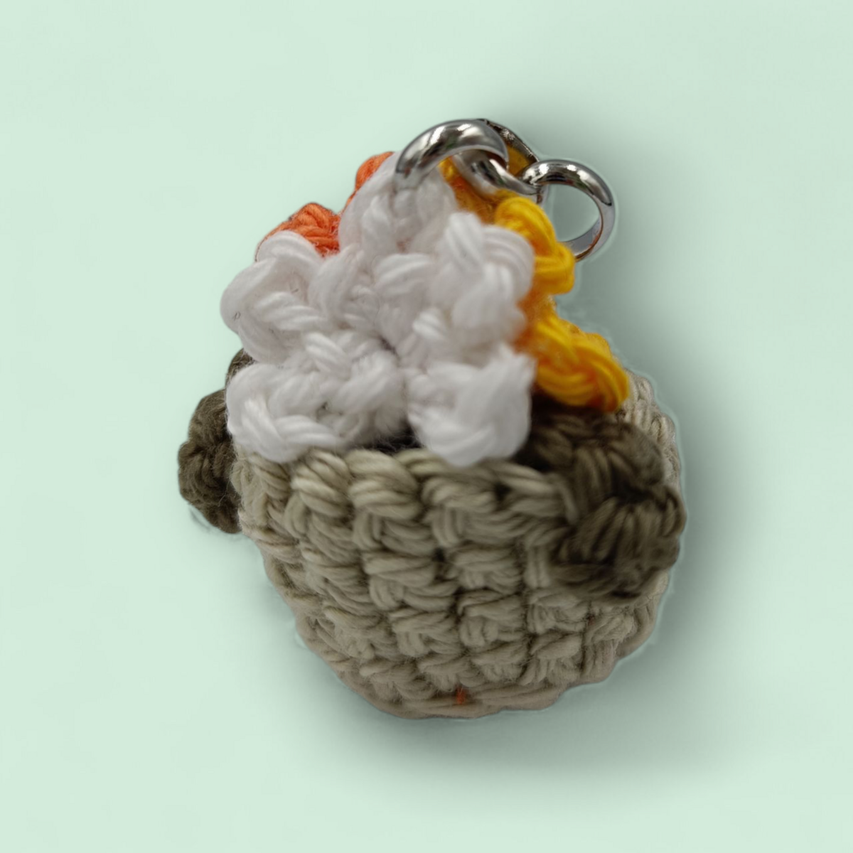 Flowerpot key ring