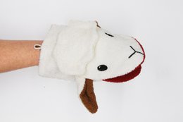 Gant de toilette BIO mouton grand