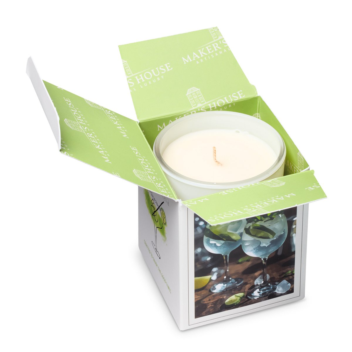 Vela perfumada Maker's House - MIX-PACK - Whisky y leña 3x // Gin & Tonic 3x
