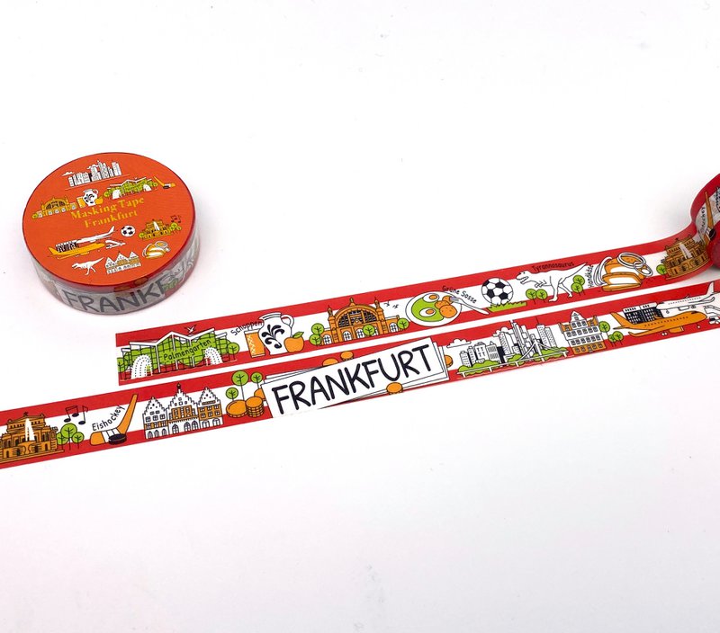 Nastro adesivo per città tedesche Citytape / nastro Washi