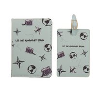Laat het avontuur beginnen - Paspoorthoesje & bagagelabel - Giftbox