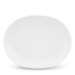 Plato ovalado, 17,5cm Alta blanco