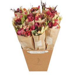 Market More Trockenblumenstrauß – Waldbeere