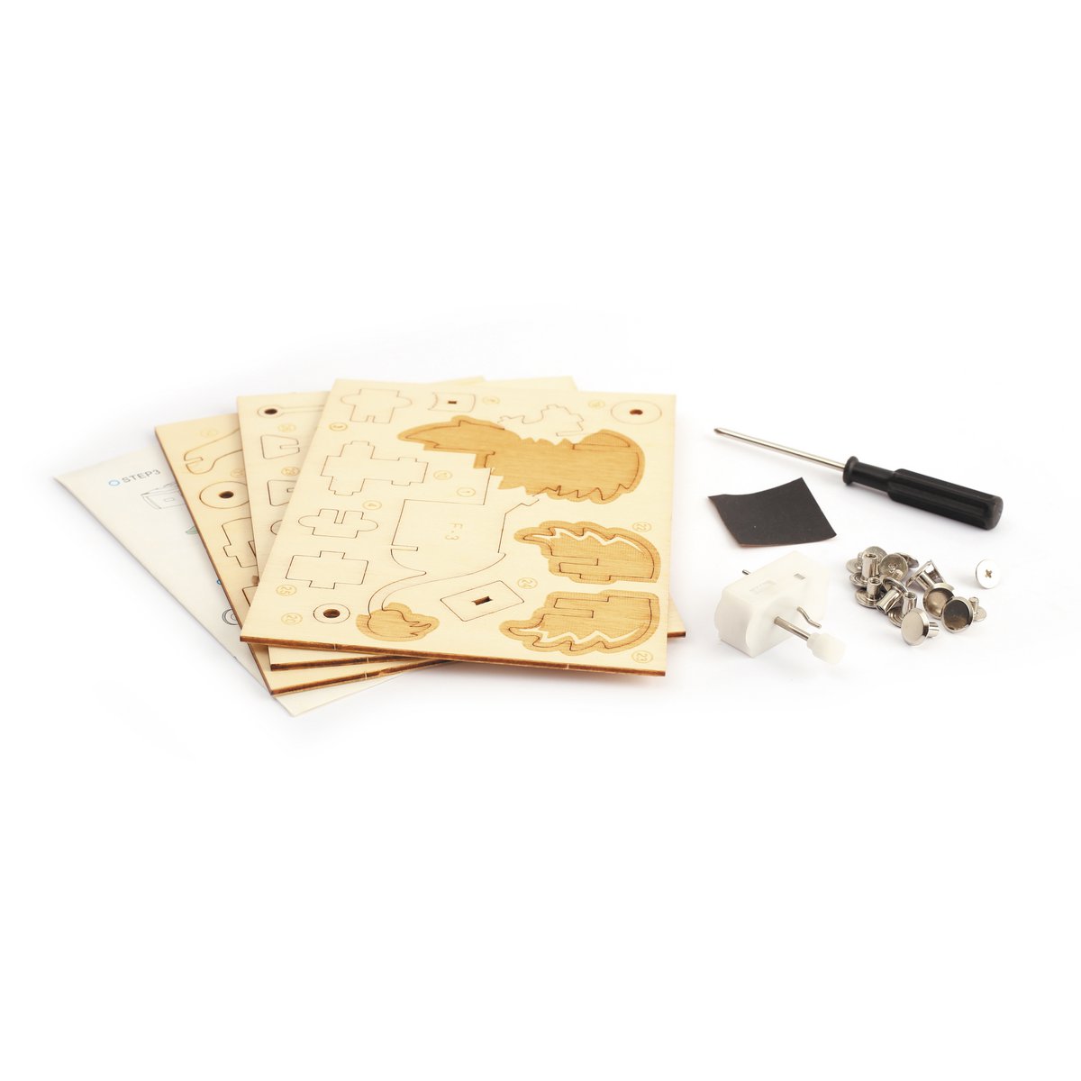 WOODEN MODEL 3D MECHANICAL LION