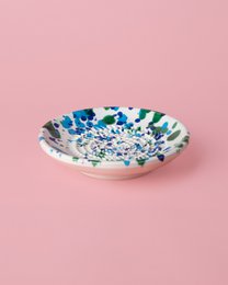 Piatto in ceramica Grattugia aglio PICCOLO / Corallo