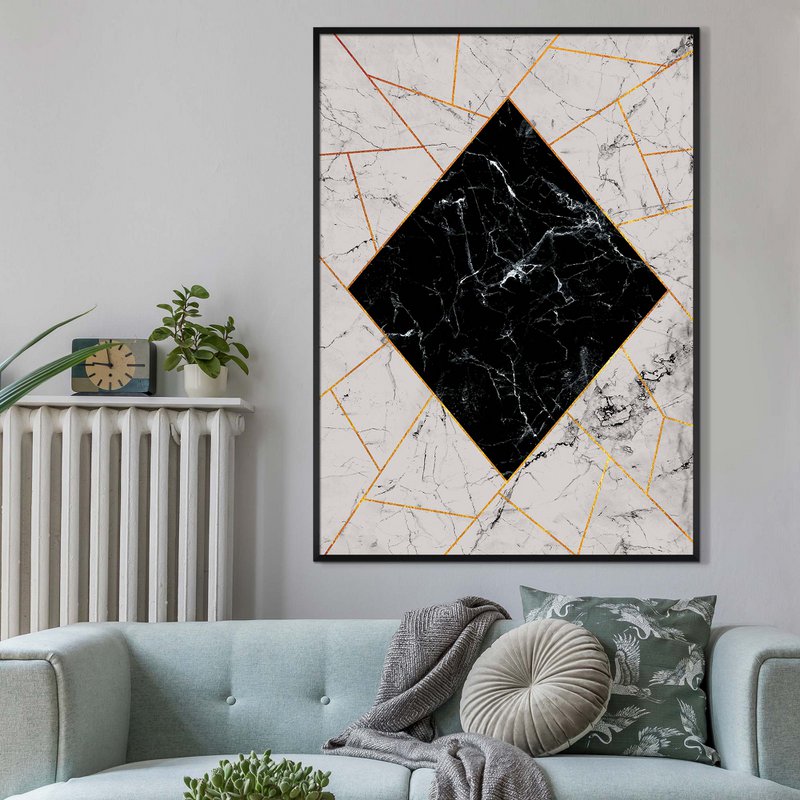 Marmor Diamantdruck