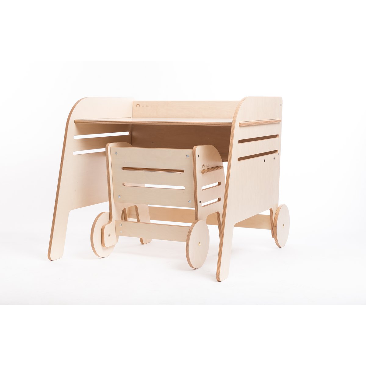 Set tavolo e sedia Montessori Wheel