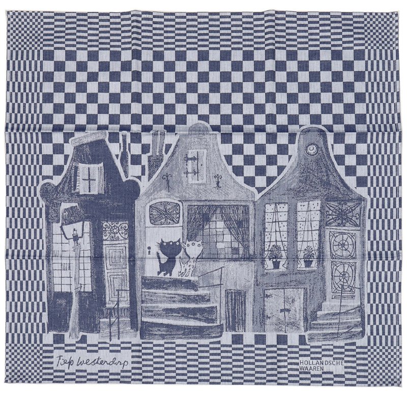 Tea towel Fiep Westendorp | Pim&Pom on the canal