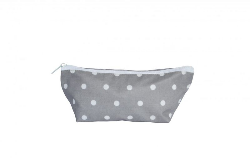 Neceser lunares grises S 19x8 cm Isabelle Rose