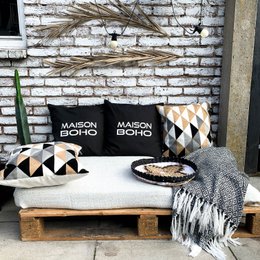 Pudebetræk Capetown Black Outdoor