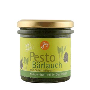 Pesto wilde knoflook met cedernoten organisch