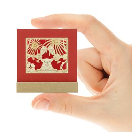 Happy New Year-Silhoubox M – Geschenkartikel