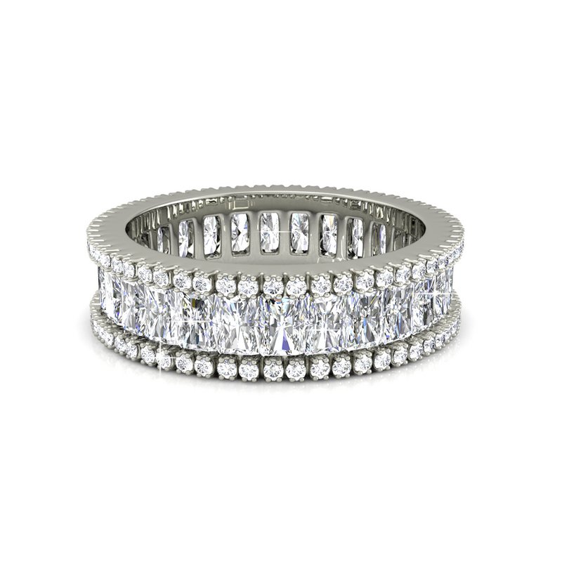 Bague Glamour Lock - Argenté et Cristal
