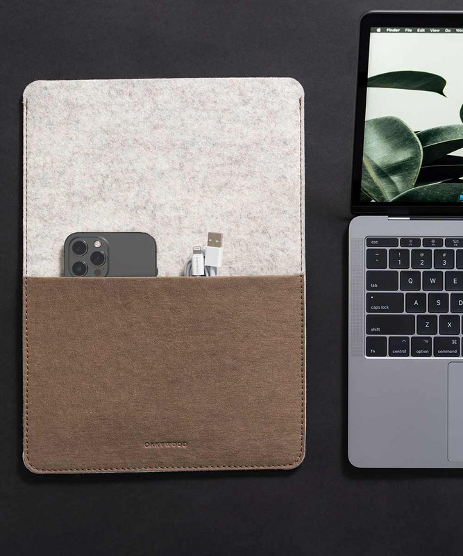 Felt & Washpapa MacBook Sleeve