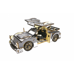 Bouwpakket Sportauto met Vleugeldeurenkleur