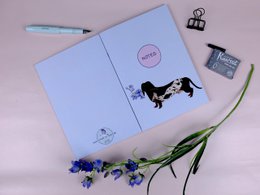 Notesbog A5 Gravhund