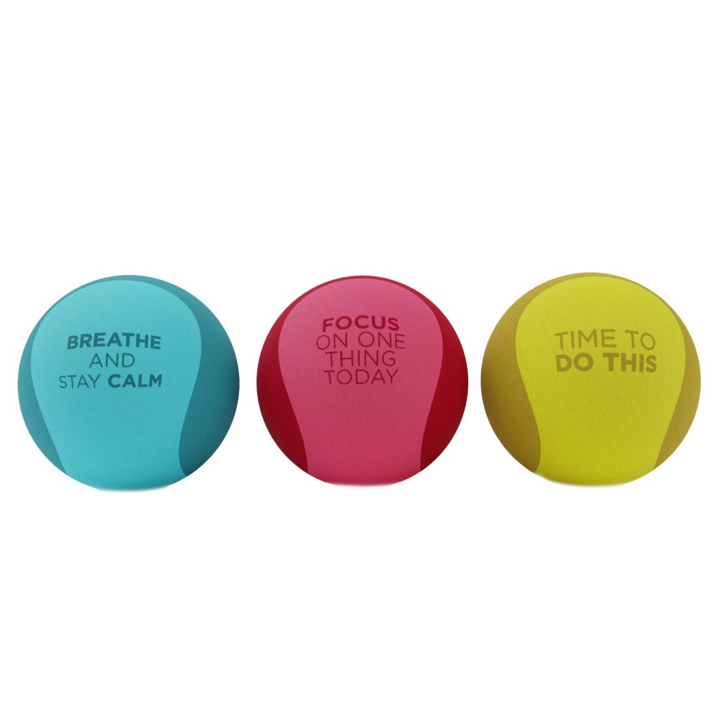 Senf Anti Stressballen Set Van 3 - Stress nicht