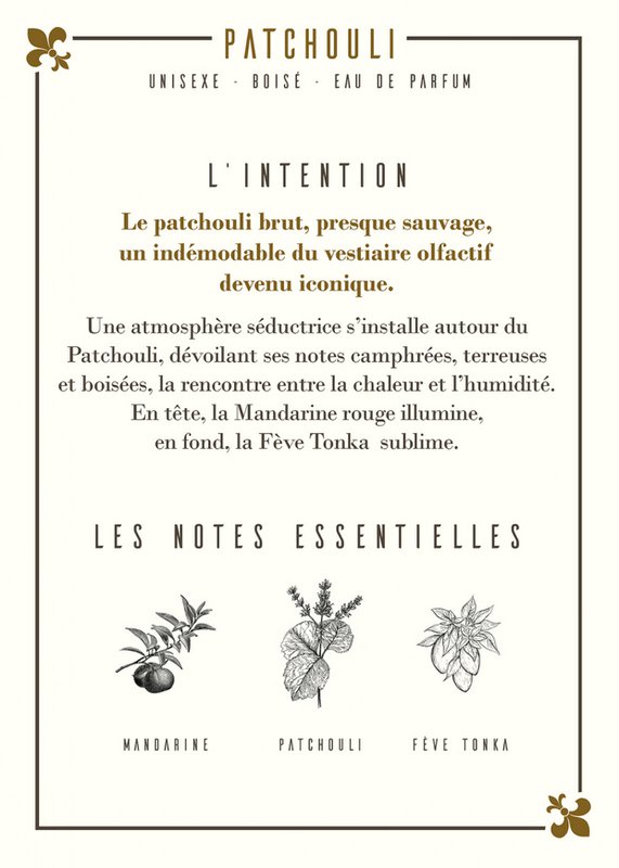 Patchouli Eau de Parfum 100ml