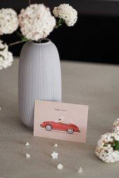 Super-Mama-Fahrkarte, umweltbewusste Grußkarte