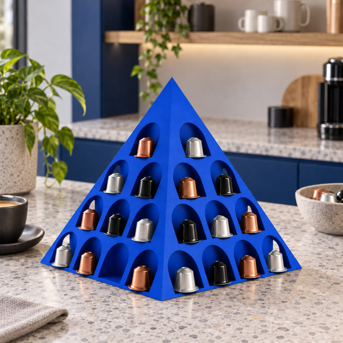 Fiastra Pyramid Nespresso Capsule Organizer
