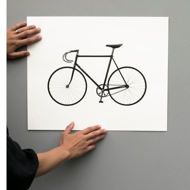 Ride – 50x40 – skærmprint
