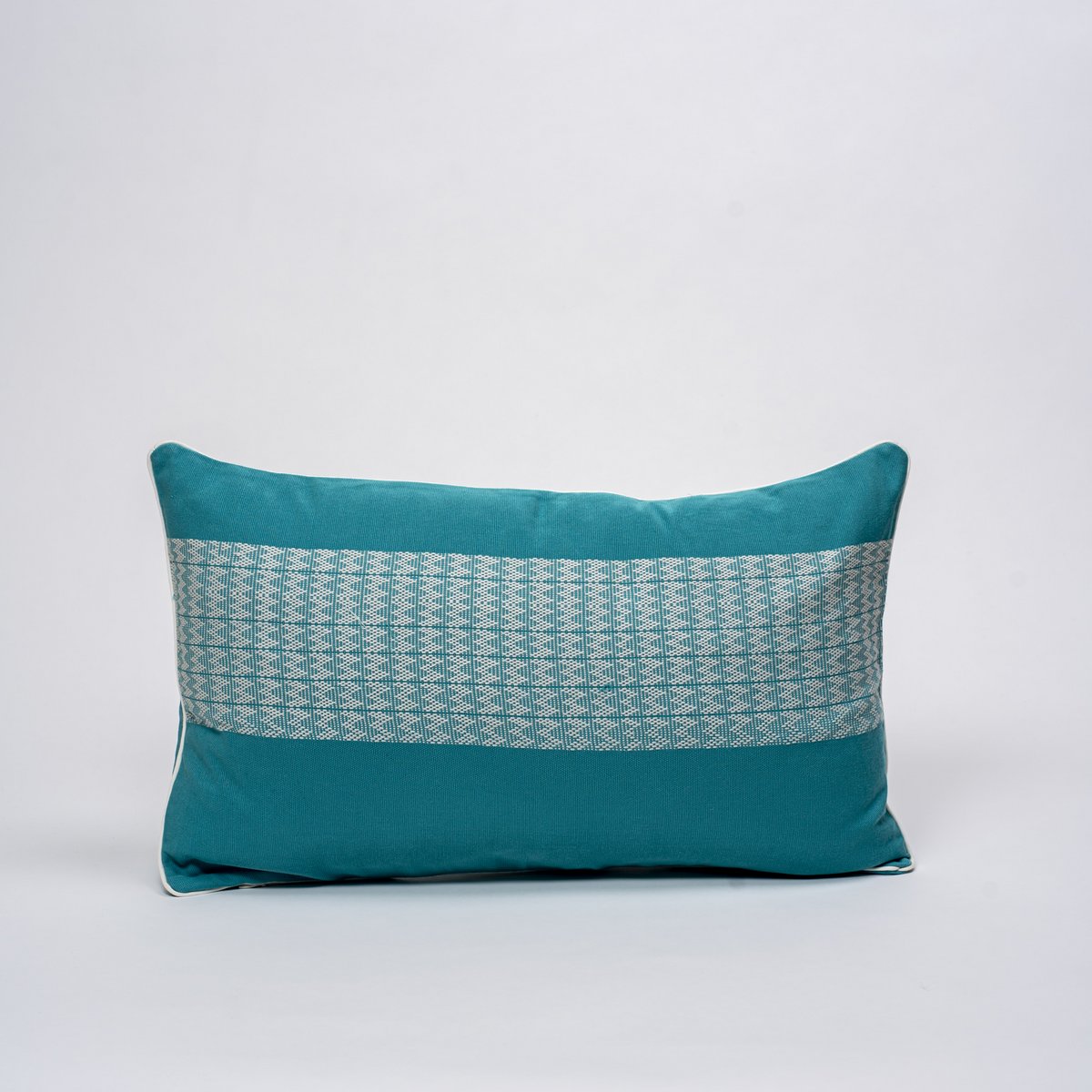 Housse de coussin décoratif turquoise Cim Lio