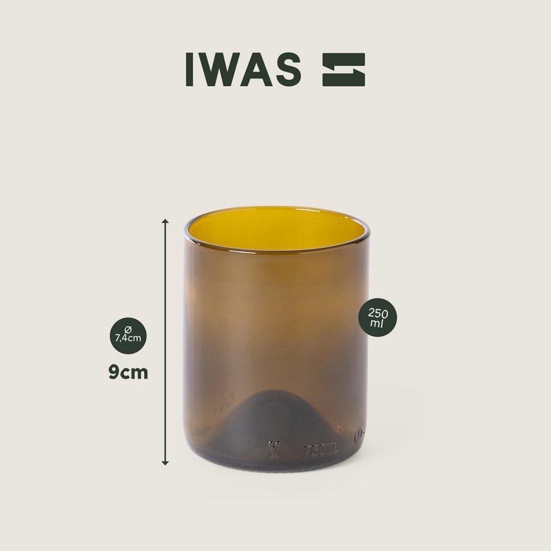 Drikkeglas Oliven - Kort (sæt med 6)