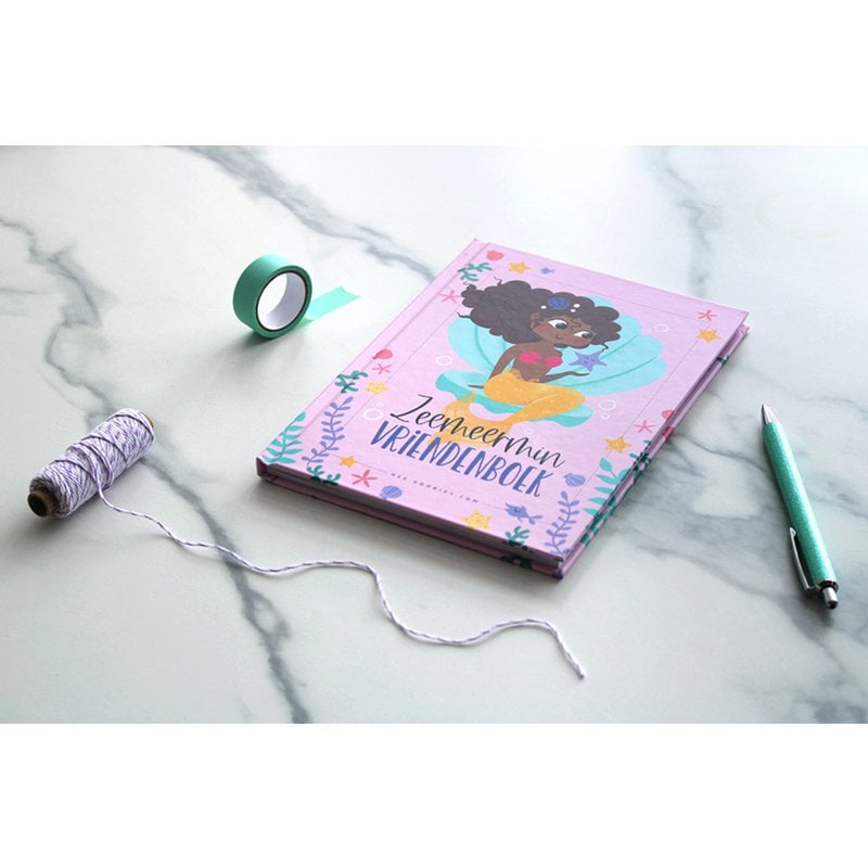 Friends book Mermaid A5 // Girl