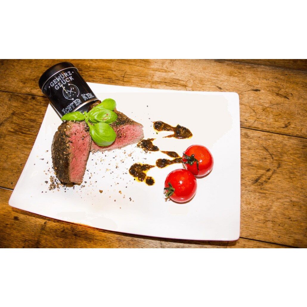 Gewürz-Glück Real Guy Steak Seasoning - Strong spice mixture for beef fillet, rump steak, entrecôte and grilled meat