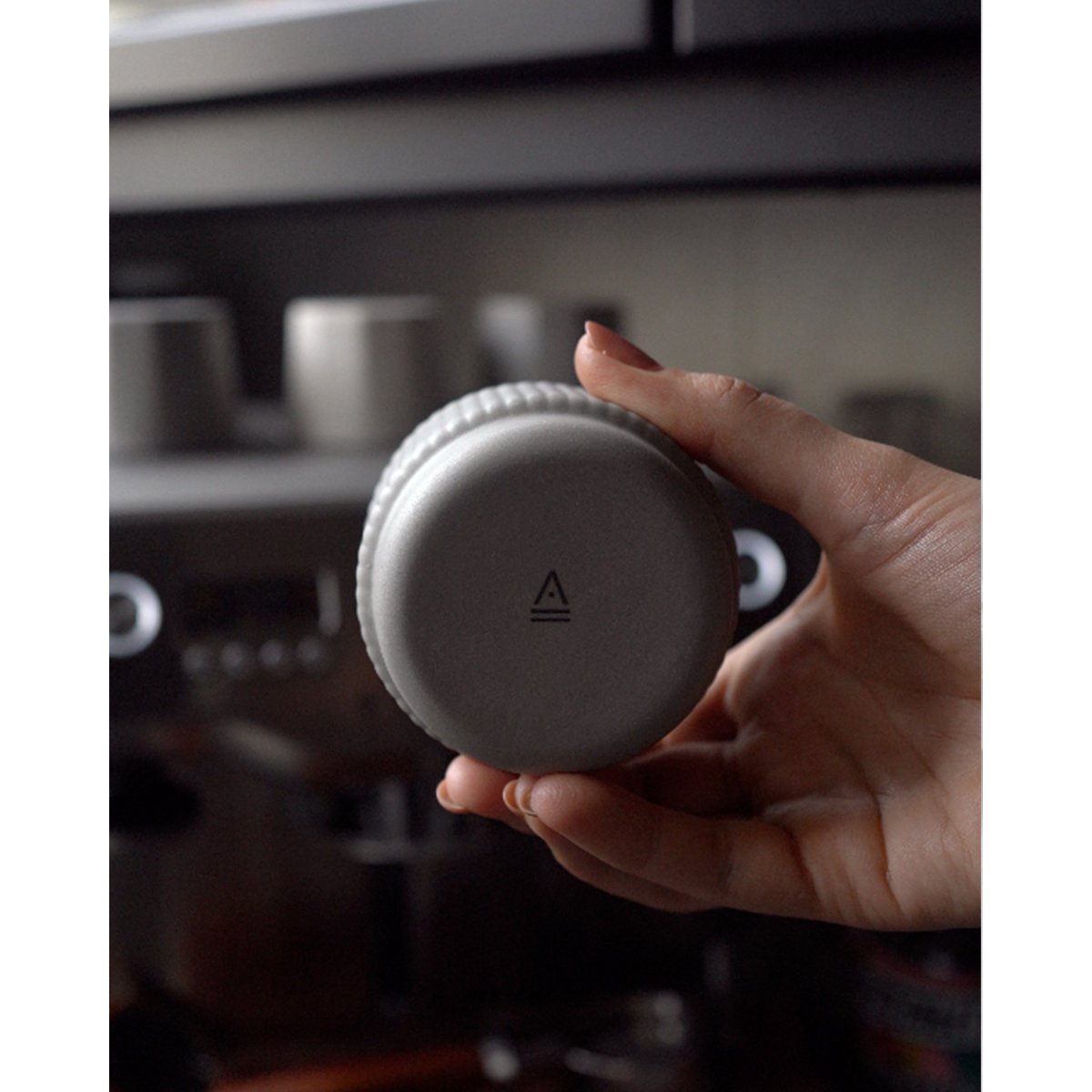 Cappuccino mug Column | light grey