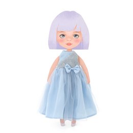 Soft toy, Sweet Sisters - Clothing set: Blue Satin Dress (35cm)