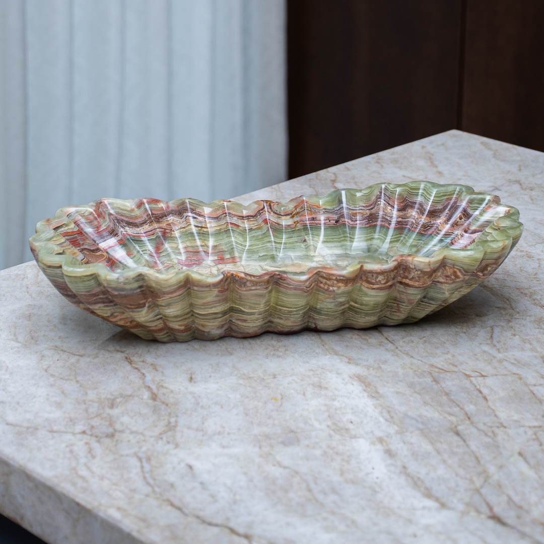 Middenstuk Dienblad Lichtgroen Onyx