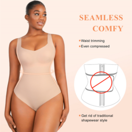 Body modellante senza cuciture - Nudo