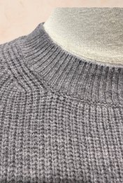Oversized ærmeløs striktrøje – VISCOSE – 22005