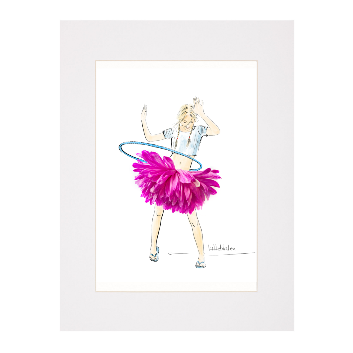 Hula Hoop Fitness - Art Prints