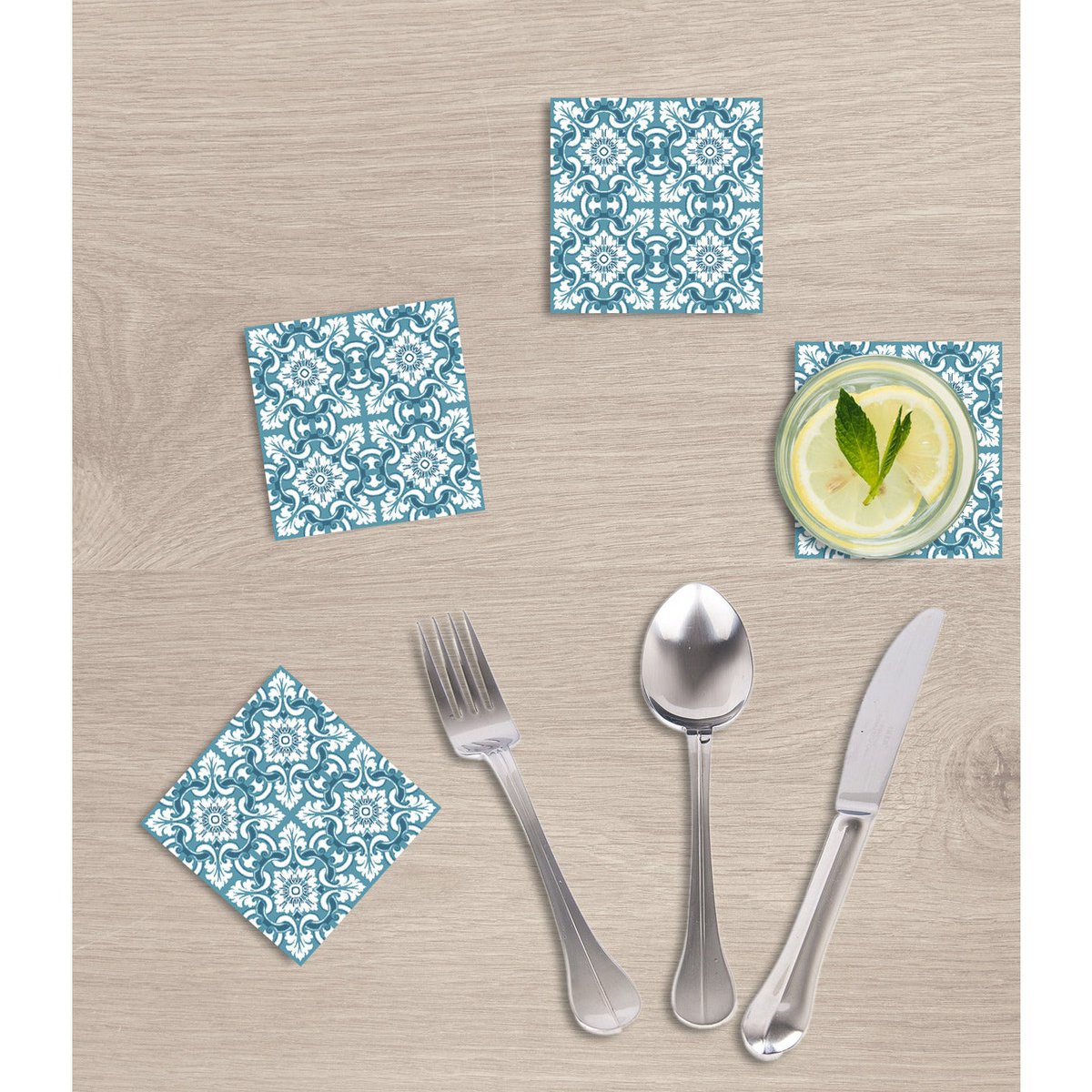 Stone Coaster Set - Blue Dream