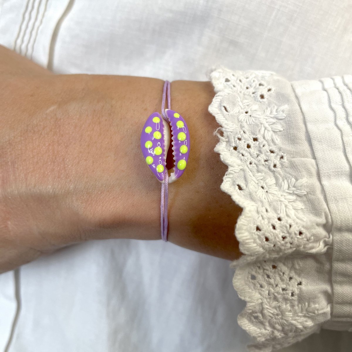 Polka Dot Shell armbånd