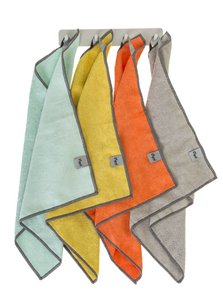 microfiber wipes set /4 with hooks