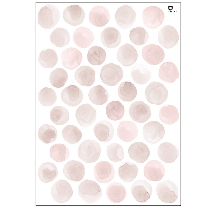 Akvarel prikker wallsticker