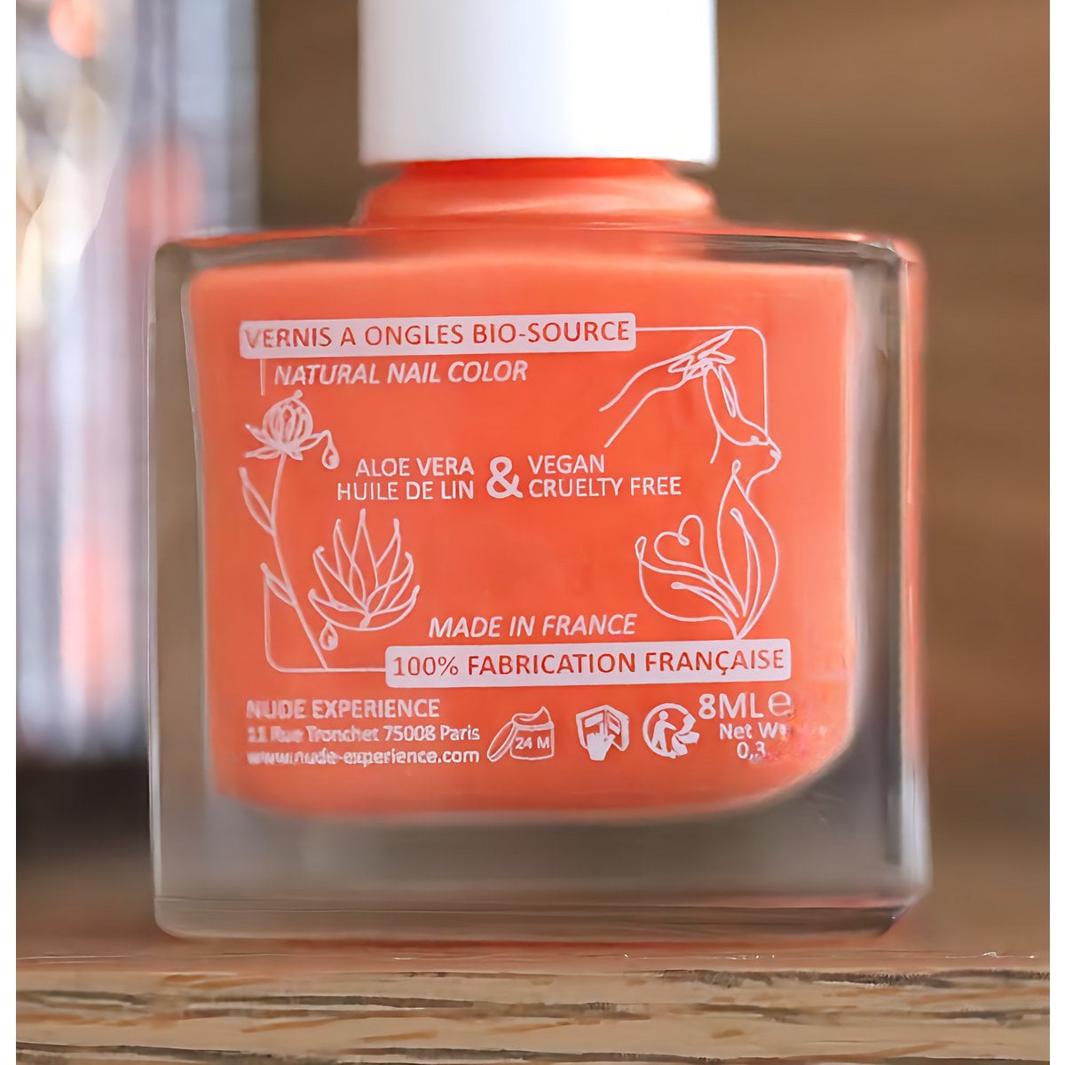 Organic sourced nail polish - PEACHES