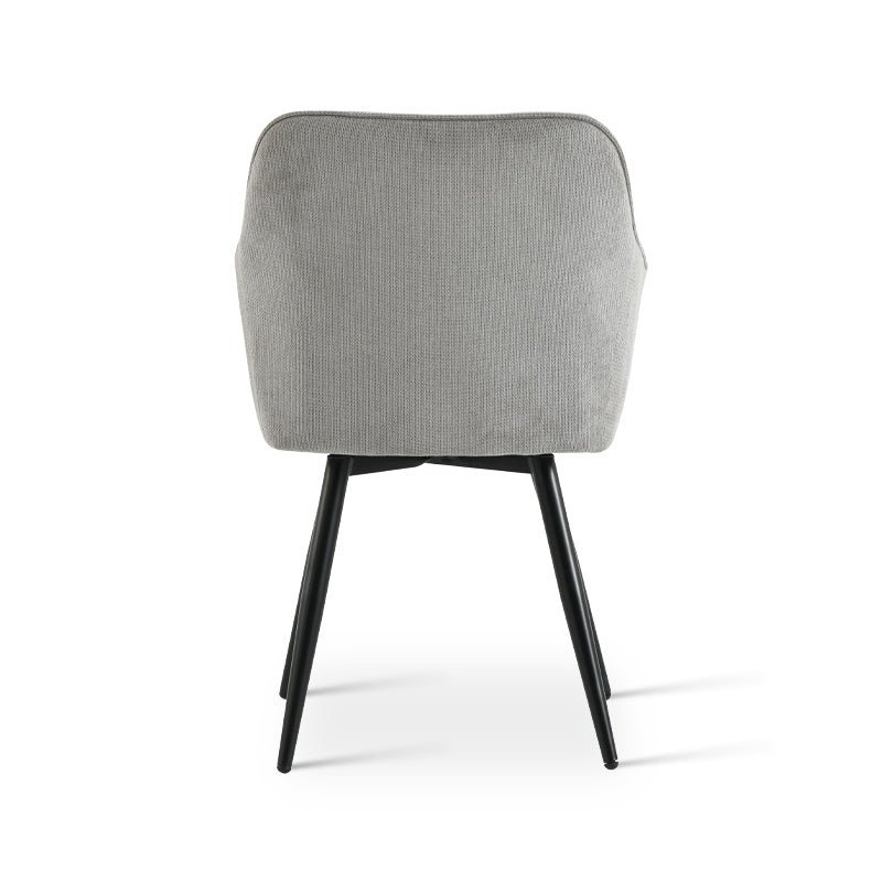 Sienna fauteuil [set van 2] [linnenstof] [360 graden draaibare voet]